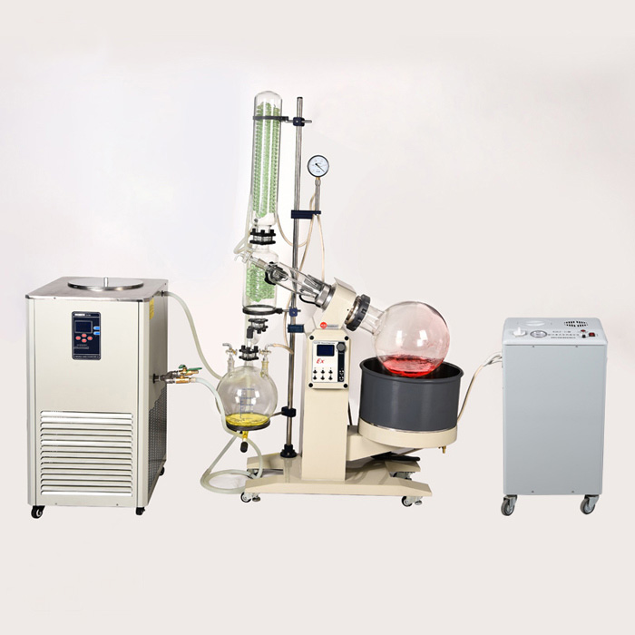 re-501 rotary evaporator with chiller and vacuum pump