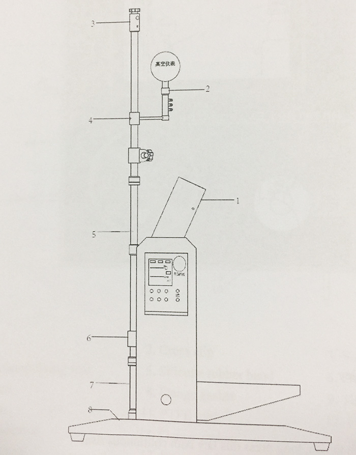 rotary evaporator under vacuum structions