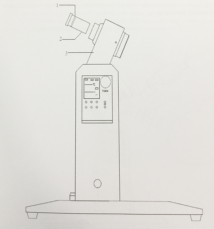 R-1005 rotary evaporator under reduced pressure