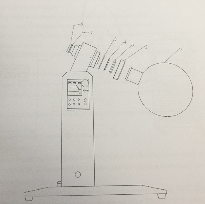 rotary evaporator glass bottles receiving flask 