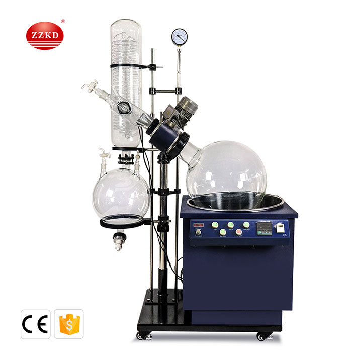 Rotary evaporator distillation