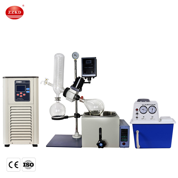 rotary evaporator with recirculating chiller