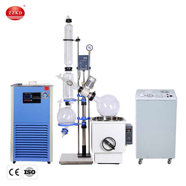 rotary evaporator heating mantle with recirculating chiller