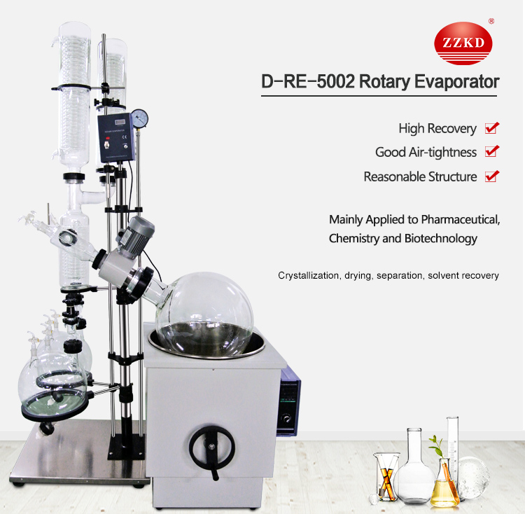 The new dual main and dual auxiliary condensers rotary evaporators